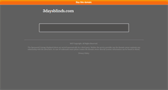 Desktop Screenshot of 3daysblinds.com